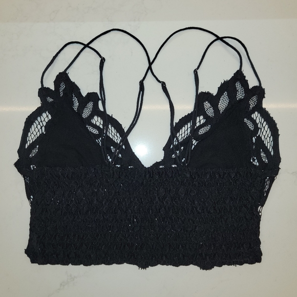 FREE PEOPLE Adella Black Lace Bralette - Picture 4 of 7